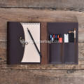 A5 Leather Spiral-Bound Watercolor Sketchbook for Travelers